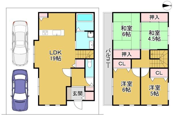 堺市東区大美野の中古一戸建