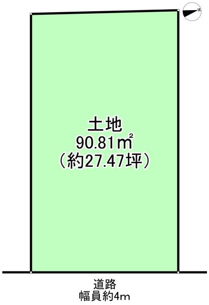 堺市東区野尻町の売土地