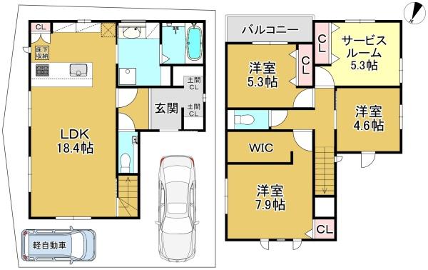 堺市東区丈六の新築一戸建