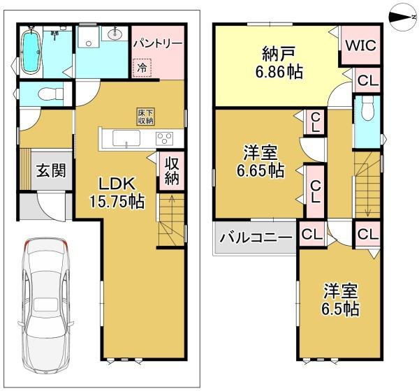 松原市丹南４丁目の新築一戸建