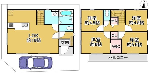 松原市天美東４丁目の新築一戸建