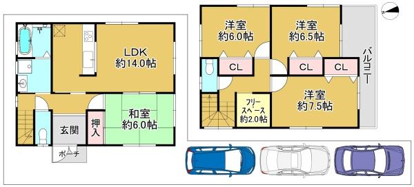 堺市中区深阪１丁の中古一戸建
