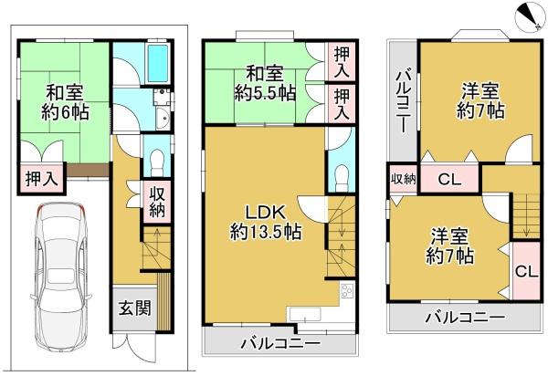 高石市千代田３丁目の中古一戸建