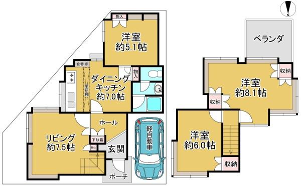 堺市西区浜寺船尾町西５丁の中古一戸建