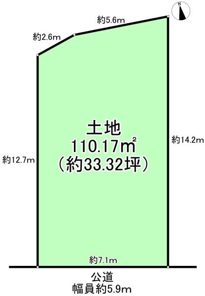 堺市西区家原寺町２丁の土地