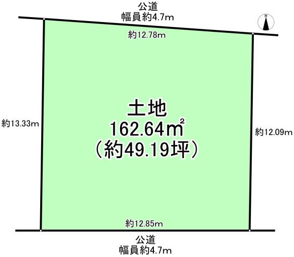 堺市北区南花田町の売土地