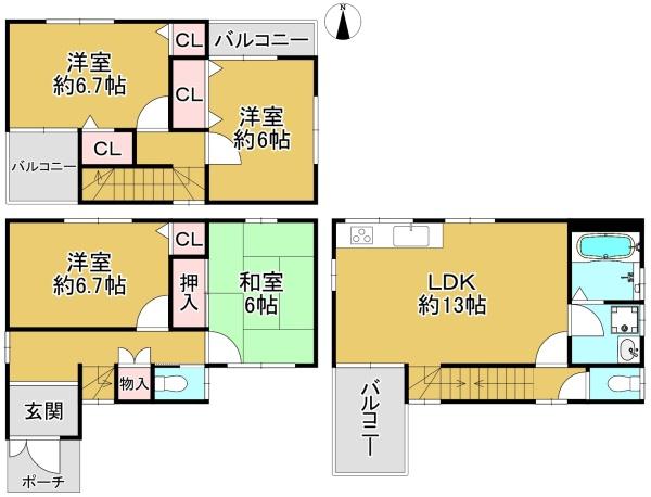 堺市堺区浅香山町１丁の中古一戸建