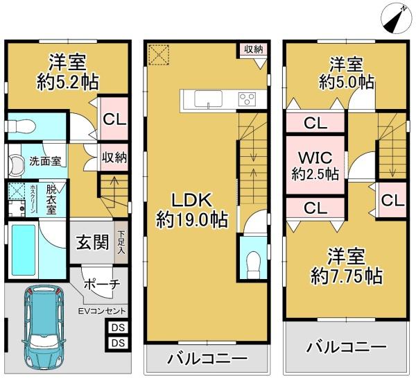 堺市堺区新在家町東４丁の新築一戸建
