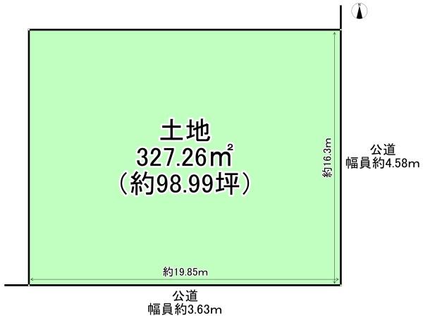 松原市柴垣１丁目の売土地