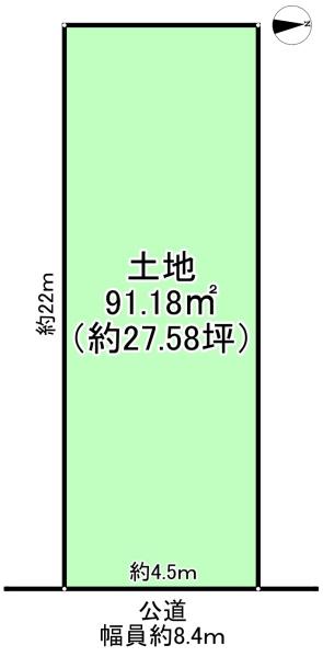 堺市堺区宿院町東３丁の売土地