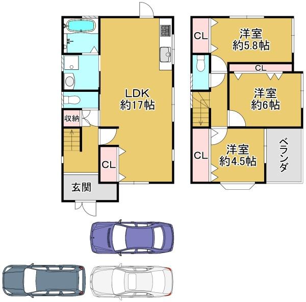 和泉市山荘町１丁目の中古一戸建