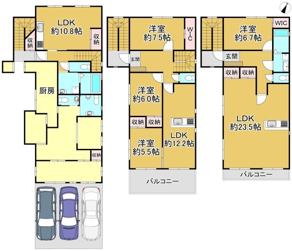 堺市堺区旭ヶ丘南町２丁の中古一戸建