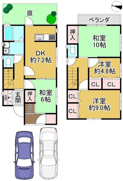 堺市中区福田の中古一戸建