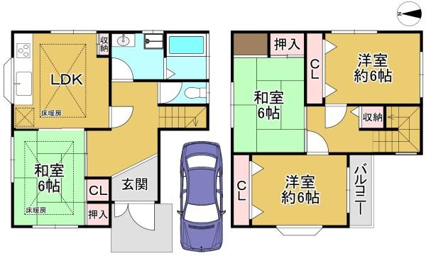 堺市西区浜寺船尾町東３丁の中古一戸建て