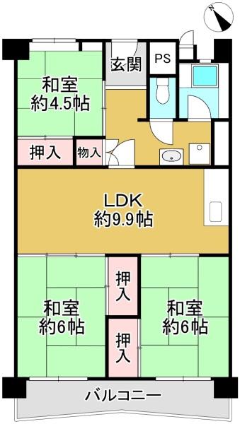 泉北若松台ＡＢ住宅弐号棟