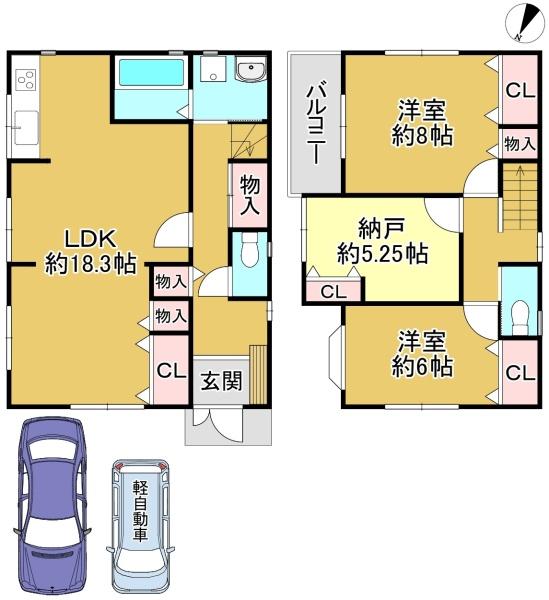 堺市中区大野芝町の中古一戸建