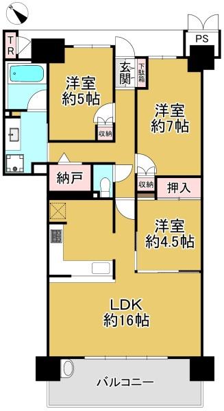 ヴューイスト泉ヶ丘(間取り)