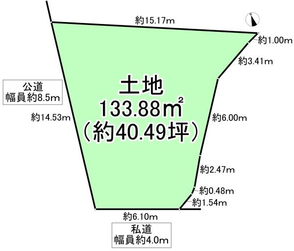 堺市北区金岡町の売土地