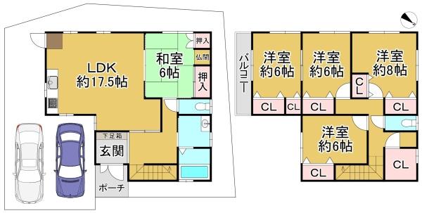 堺市西区菱木１丁の中古一戸建