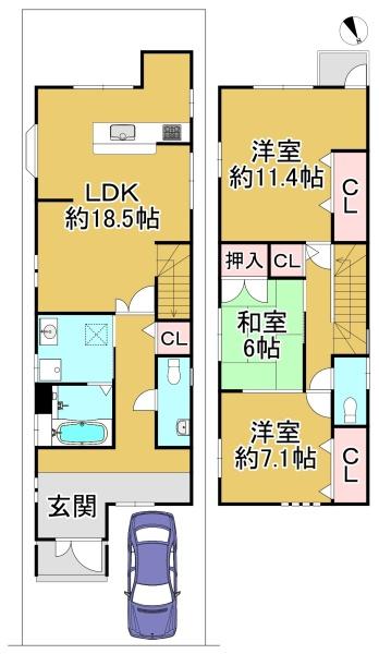 堺市堺区八千代通の中古一戸建