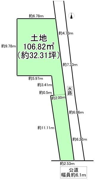 堺市美原区阿弥　Ａ号地