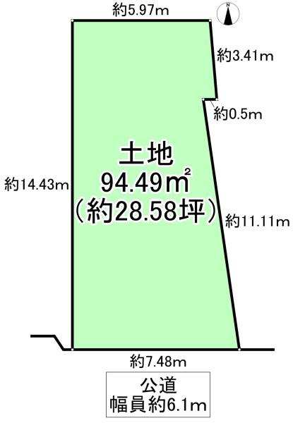 堺市美原区阿弥　Ｂ号地