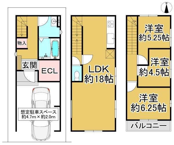 松原市岡３丁目　１号地