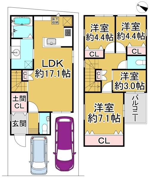 堺市中区深井中町の新築一戸建