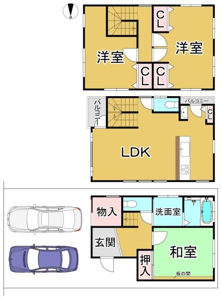 堺市北区南花田町