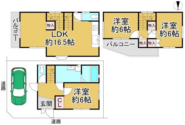 堺市堺区中安井町３丁の中古一戸建