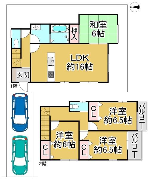堺市北区野遠町