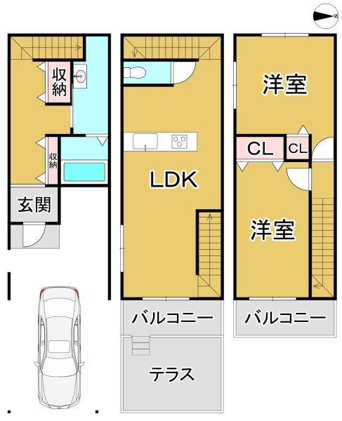 堺市西区浜寺元町6丁の中古一戸建