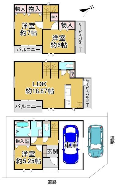 堺市堺区山本町５丁　Ａ号棟