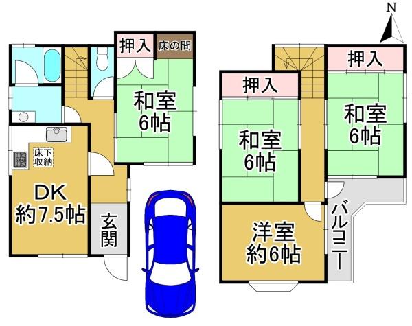 松原市阿保６丁目の中古一戸建て