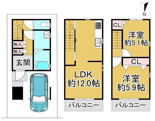 堺市堺区東雲西町１丁の中古一戸建て
