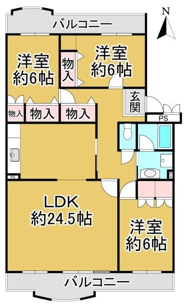 光明池駅前第3住宅 8号棟