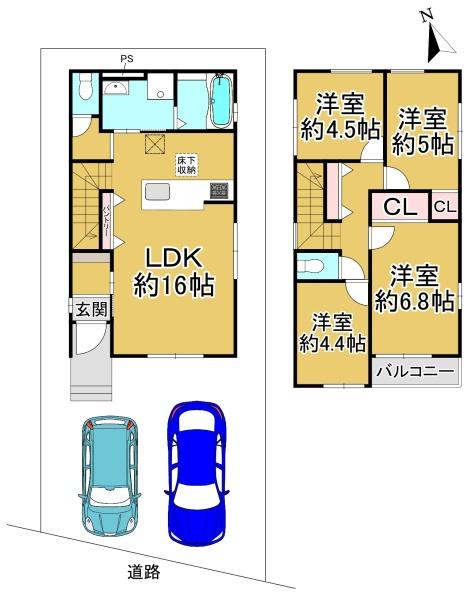 堺市堺区石津町３丁　２号棟