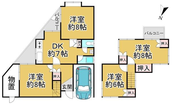 堺市西区浜寺船尾町西５丁の中古一戸建て