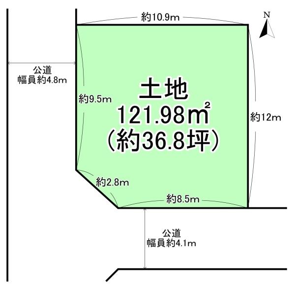 堺市東区北野田の土地