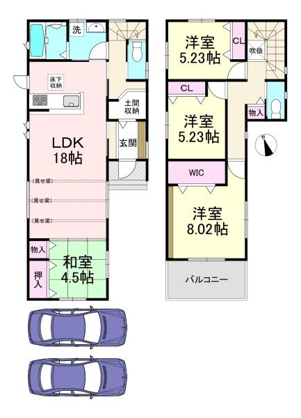 桜井市芝　3号地　新築戸建