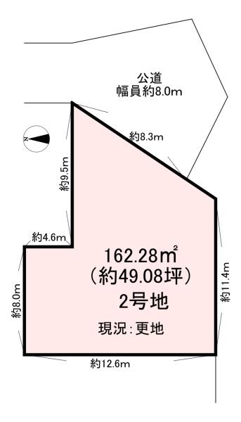 天理市柳本町　2号地　売土地