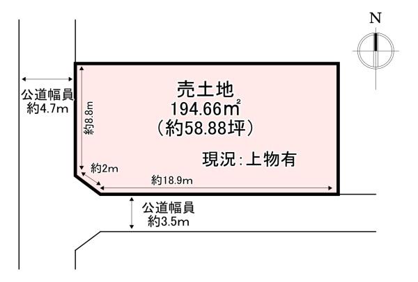 葛城市疋田の売土地