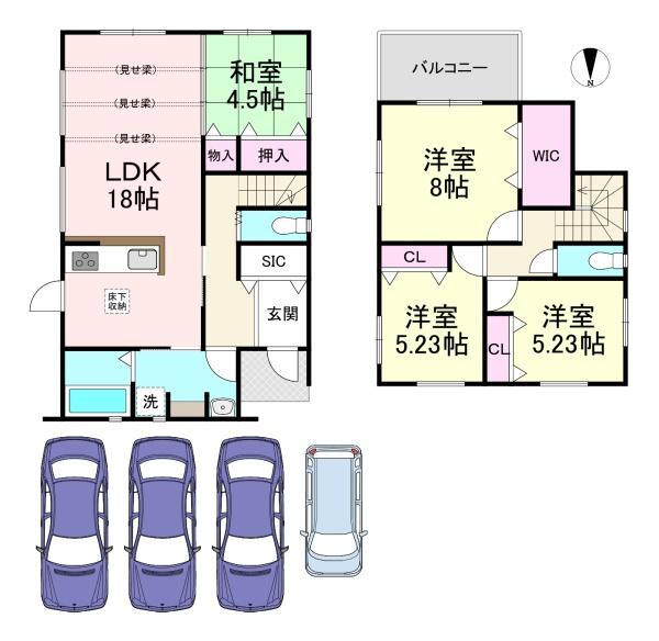 磯城郡田原本町大字十六面　4号棟　新築戸建