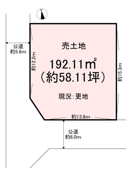 橿原市新口町の土地