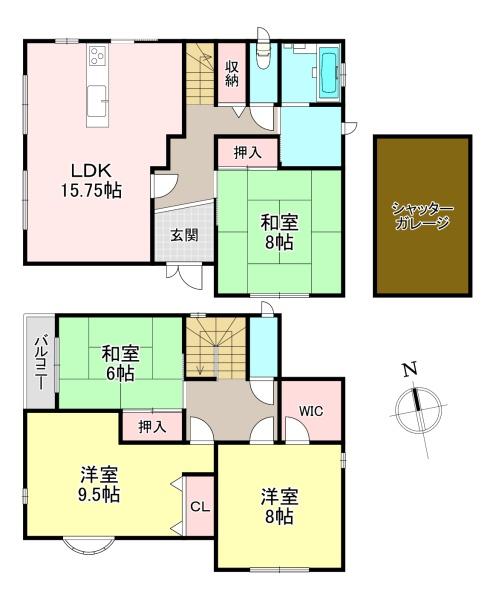 香芝市尼寺３丁目の中古一戸建て