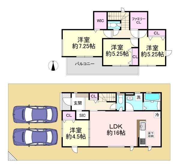 川西町結崎2期2号棟　新築戸建