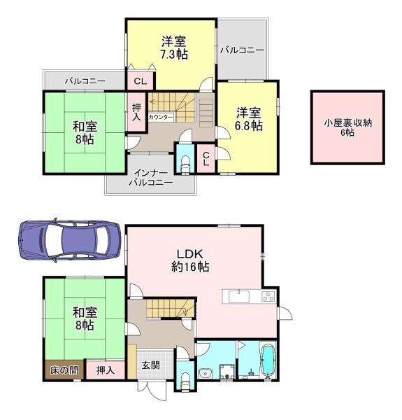 香芝市上中　中古戸建