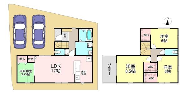 川西町結崎13期　1号棟　新築戸建
