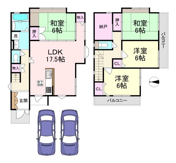 橿原市石原田町　中古戸建