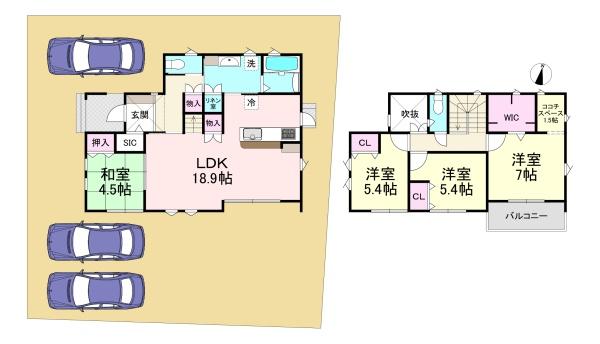 花吉野ガーデンヒルズ　43-4号地